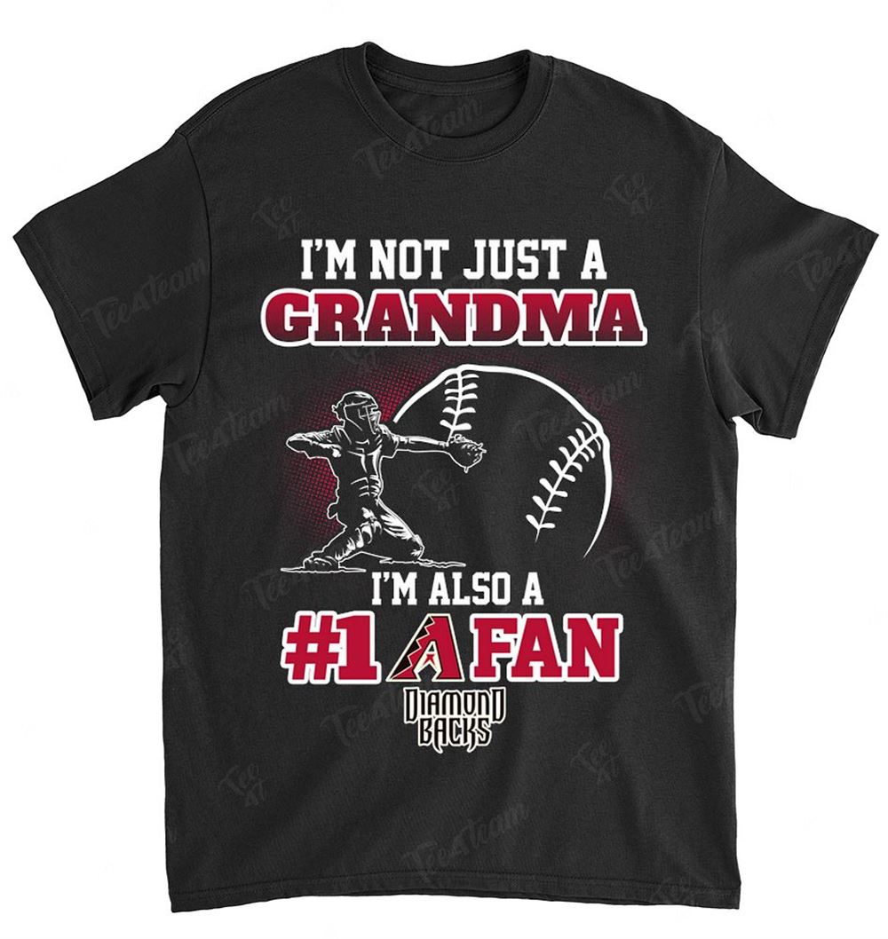 Mlb Arizona Diamondbacks 089 Not Just Grandma Also A Fan Shirt