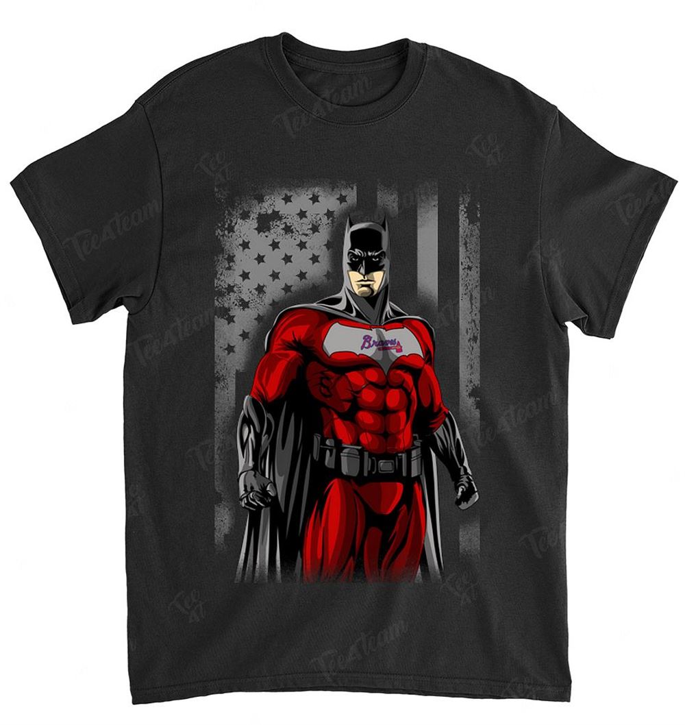 Mlb Atlanta Braves 013 Batman Flag Dc Marvel Jersey Superhero Avenger Shirt