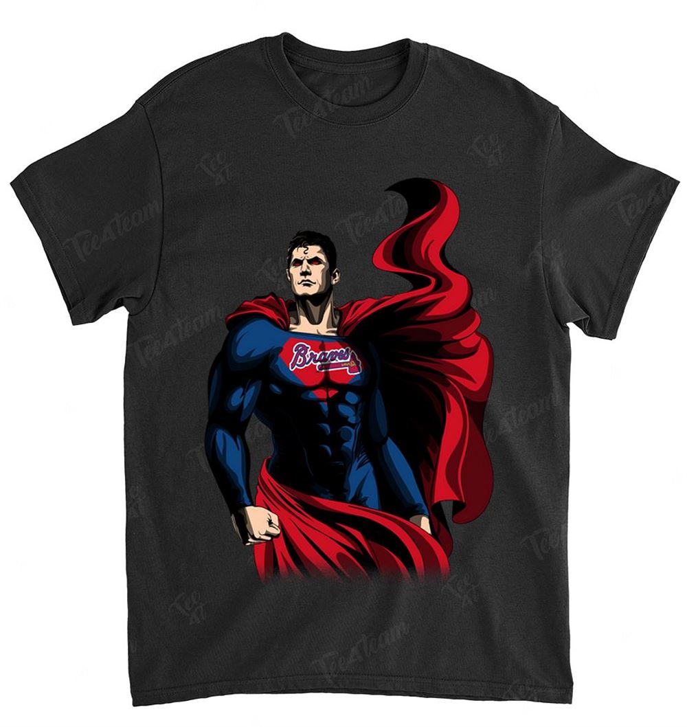 Mlb Atlanta Braves 014 Superman Dc Marvel Jersey Superhero Avenger Shirt