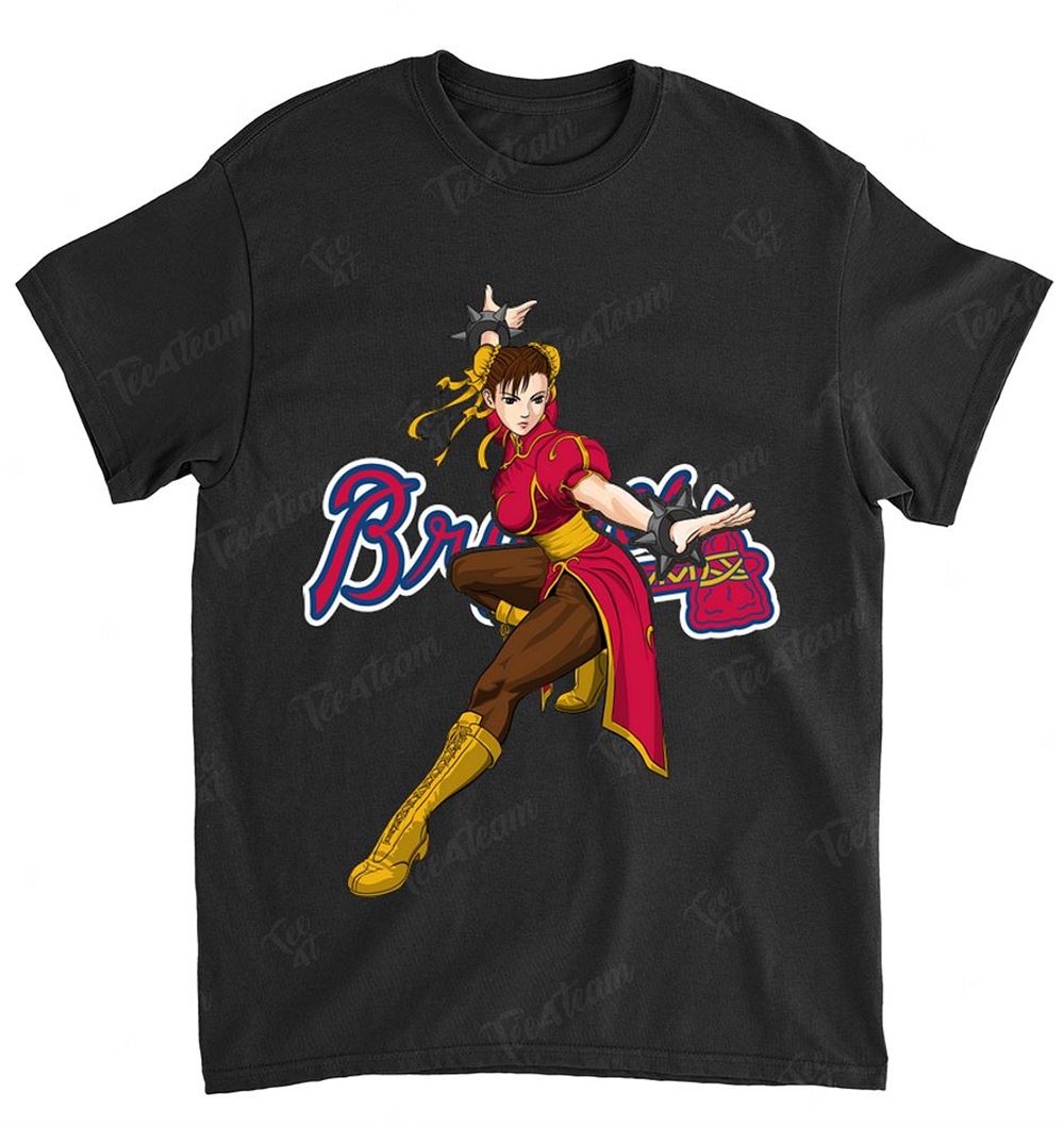 Mlb Atlanta Braves 046 Chun Li Nintendo Street Fighter Shirt Plus Size Up To 5xl