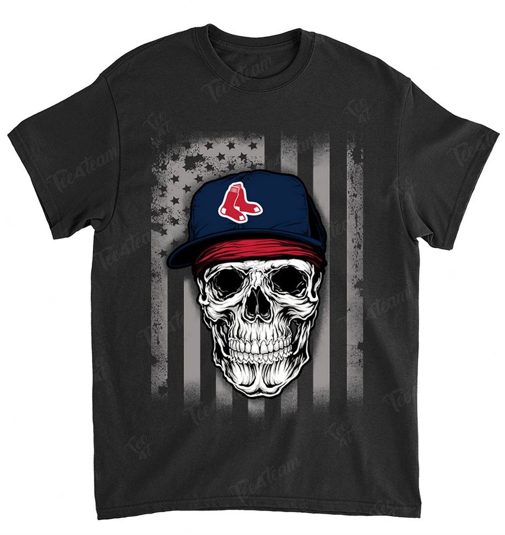 Mlb Boston Red Sox 078 Skull Rock With Hat Shirt
