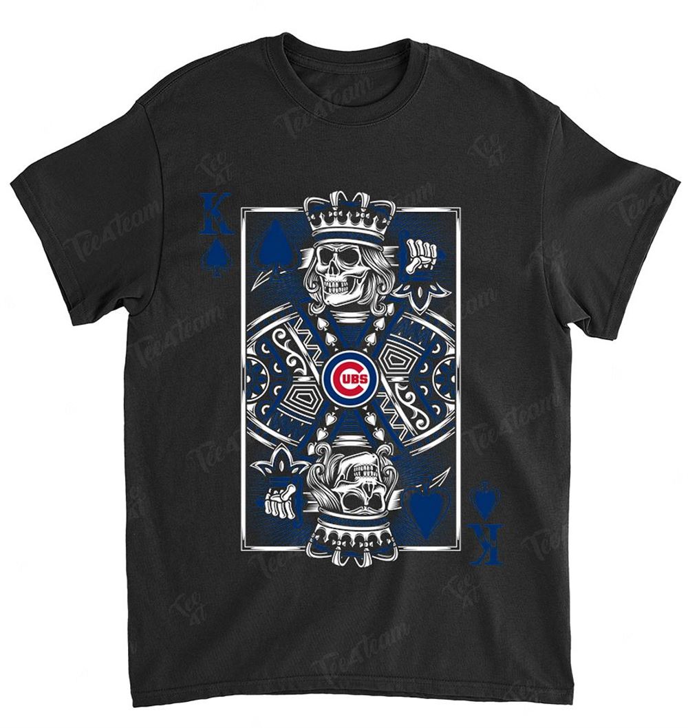 Mlb Chicago Cubs 043 King Card Poker Shirt Plus Size Up To 5xl