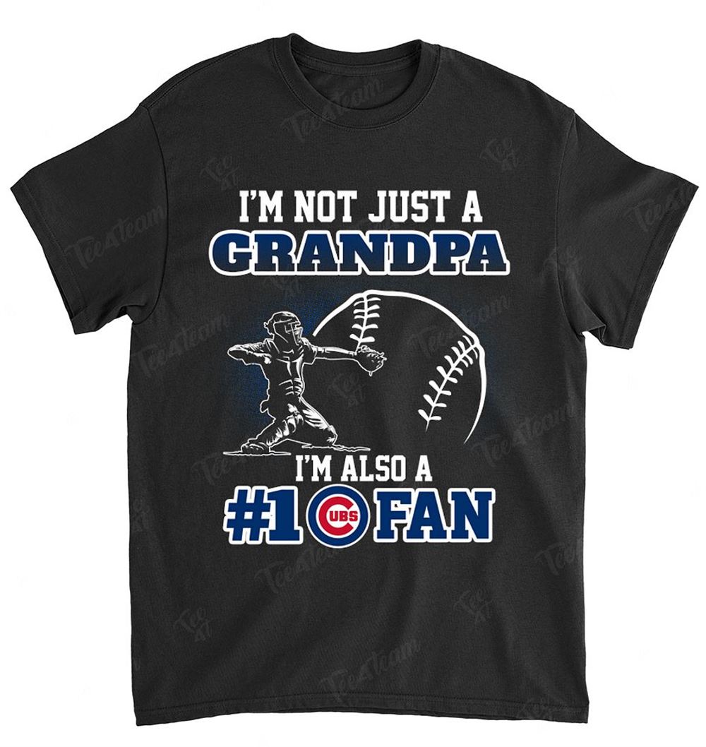 Mlb Chicago Cubs 090 Not Just Grandpa Also A Fan Shirt Plus Size Up To 5xl