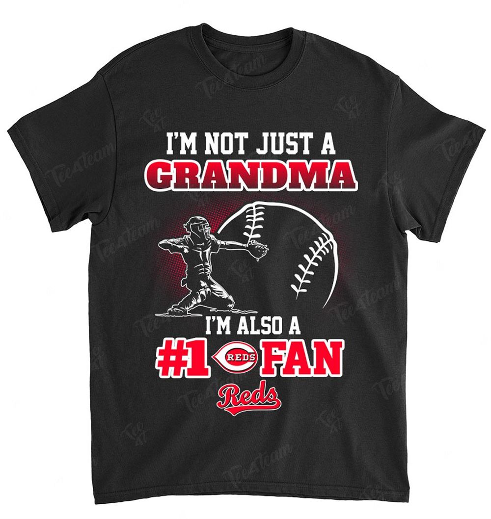 Mlb Cincinnati Reds 089 Not Just Grandma Also A Fan Shirt