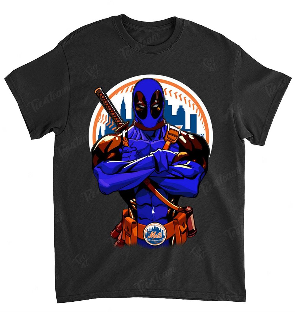 Mlb New York Mets 010 Deadpool Dc Marvel Jersey Superhero Avenger Shirt Full Size Up To 5xl