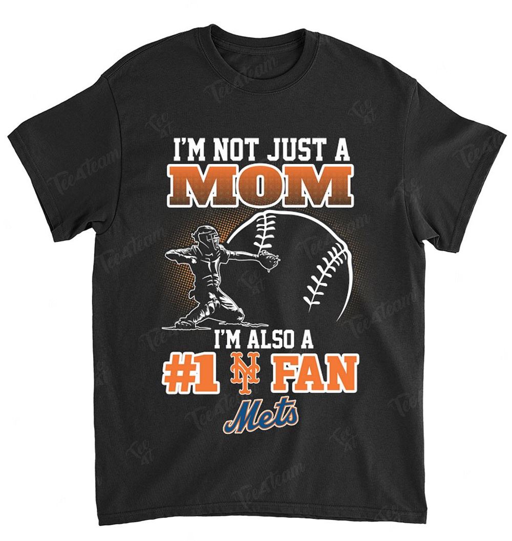 Mlb New York Mets 094 Not Just Mom Also A Fan Shirt