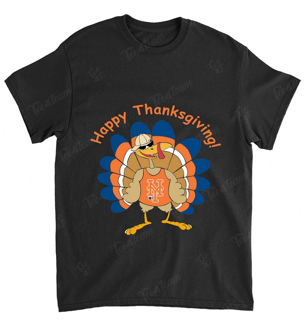 Mlb New York Mets 112 Happy Thanksgiving Shirt Full Size Up To 5xl