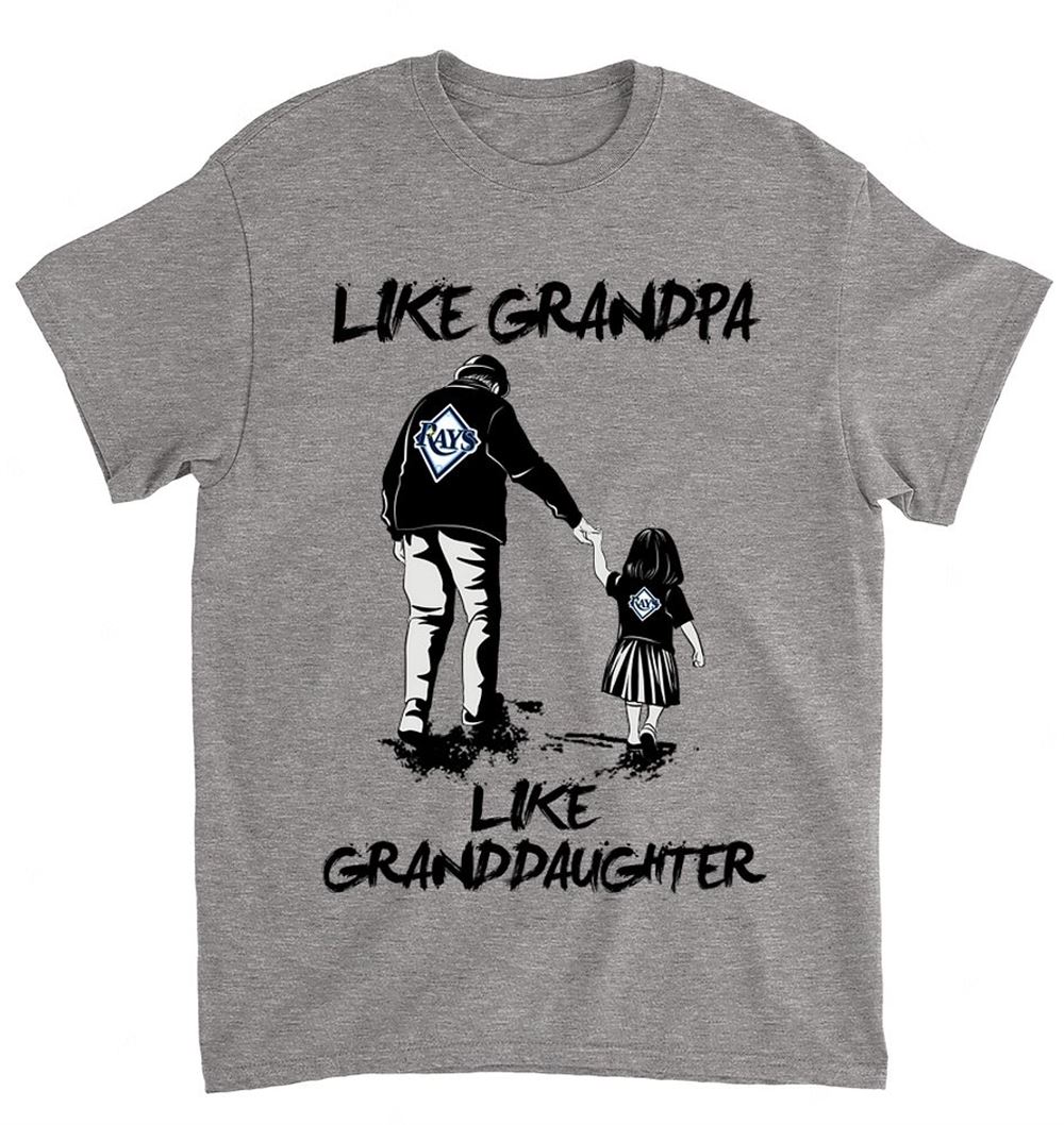 Mlb Tampa Bay Rays 063 Like Grandma Like Granddaughter Shirt Full Size Up To 5xl