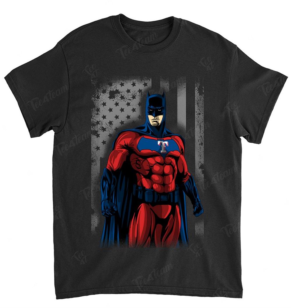 Mlb Texas Rangers 013 Batman Flag Dc Marvel Jersey Superhero Avenger Shirt
