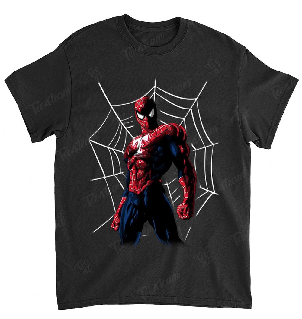 Mlb Texas Rangers 020 Spider Man Dc Marvel Jersey Superhero Avenger Shirt Size Up To 5xl