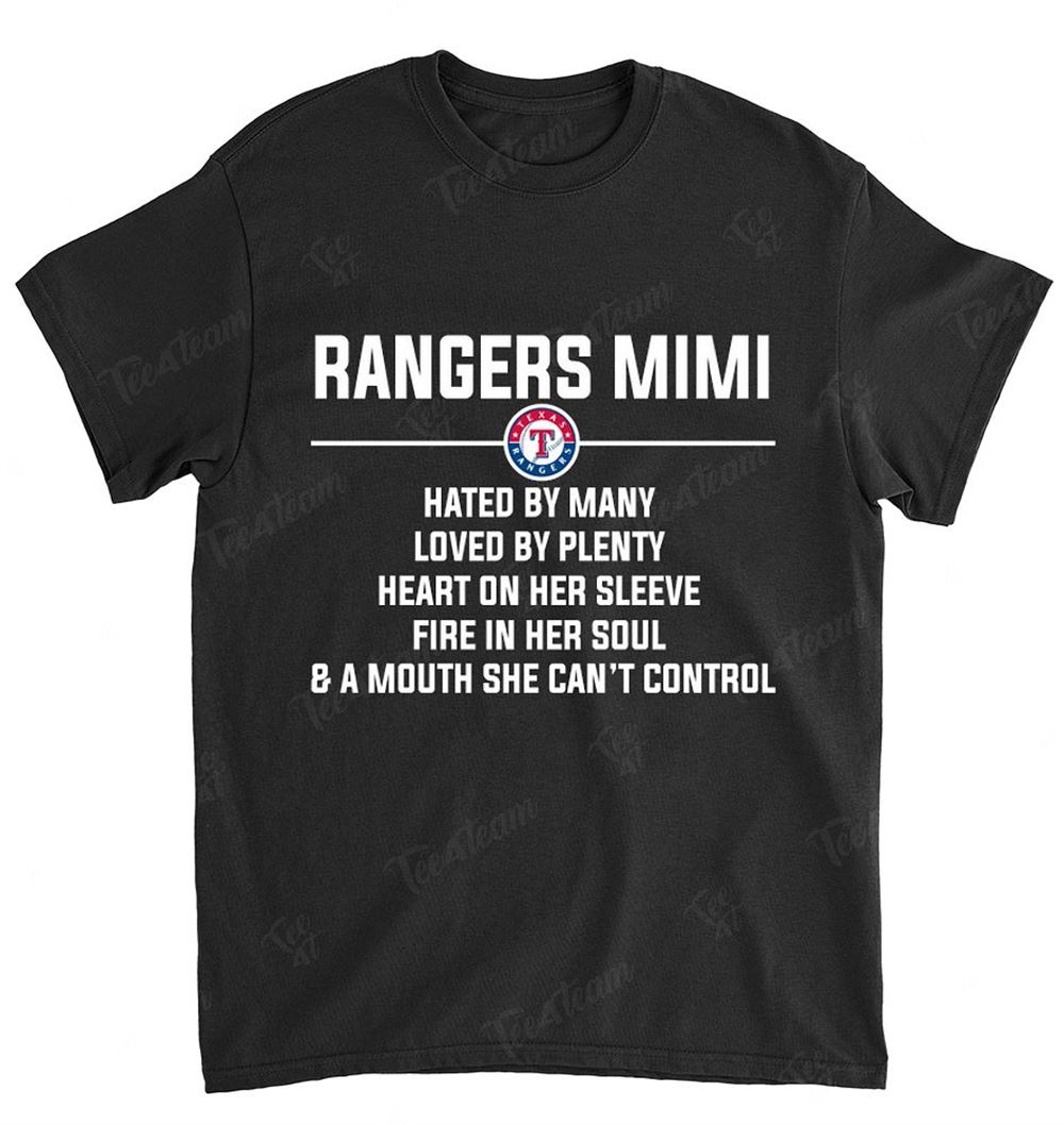 Mlb Texas Rangers 102 Mimi Hated By Many Loved By Plenty Shirt Full Size Up To 5xl