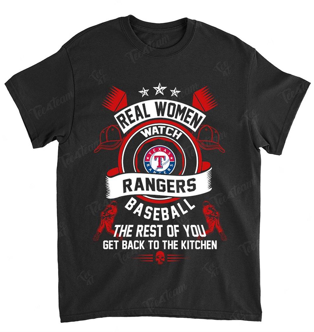 Mlb Texas Rangers 103 Real Women Watch Football Shirt Full Size Up To 5xl