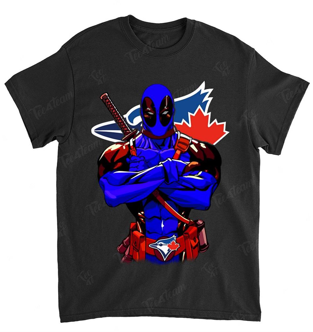 Mlb Toronto Blue Jays 010 Deadpool Dc Marvel Jersey Superhero Avenger Shirt Size Up To 5xl