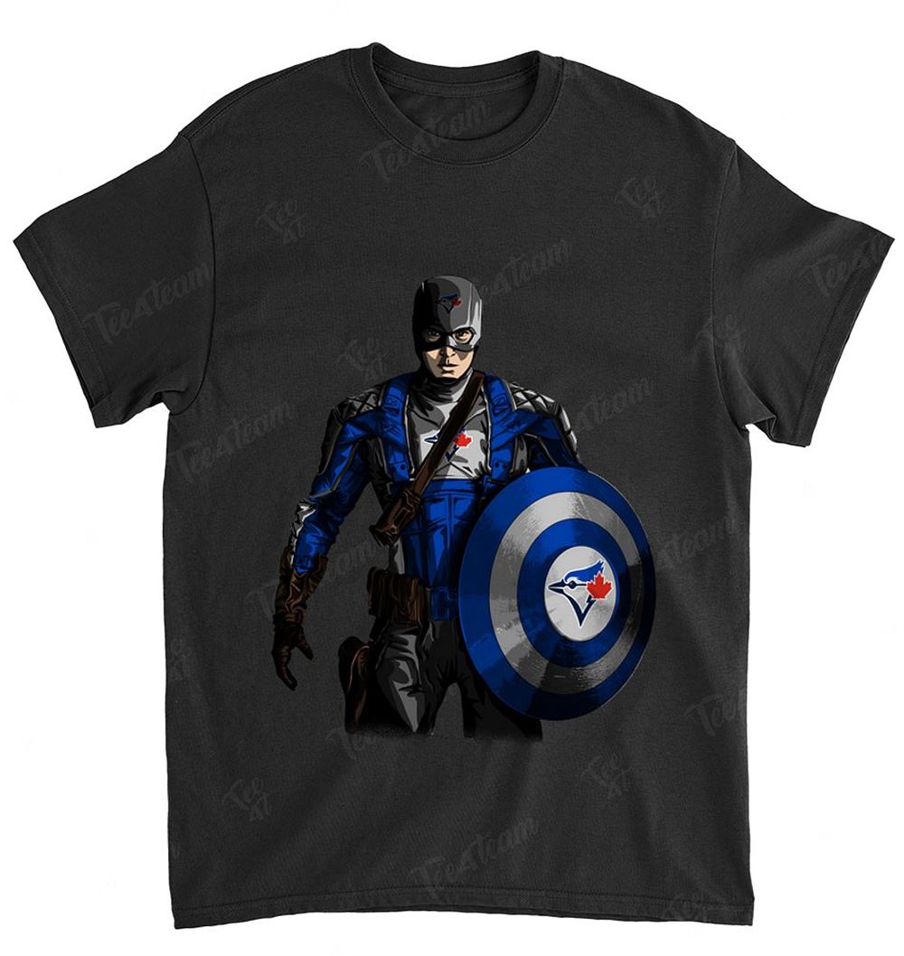 Mlb Toronto Blue Jays 015 Captain Dc Marvel Jersey Superhero Avenger Shirt