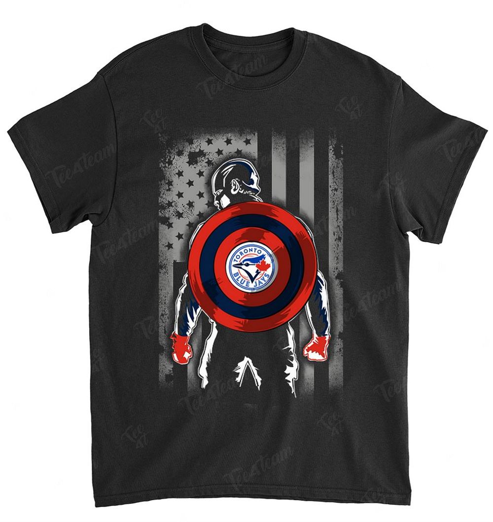 Mlb Toronto Blue Jays 017 Captain Dc Marvel Jersey Superhero Avenger Shirt Plus Size Up To 5xl