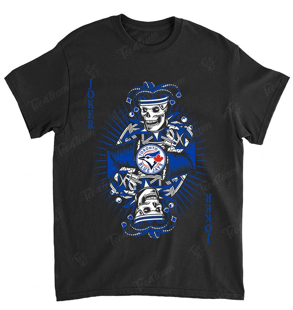 Mlb Toronto Blue Jays 045 Joker Card Poker Shirt Full Size Up To 5xl