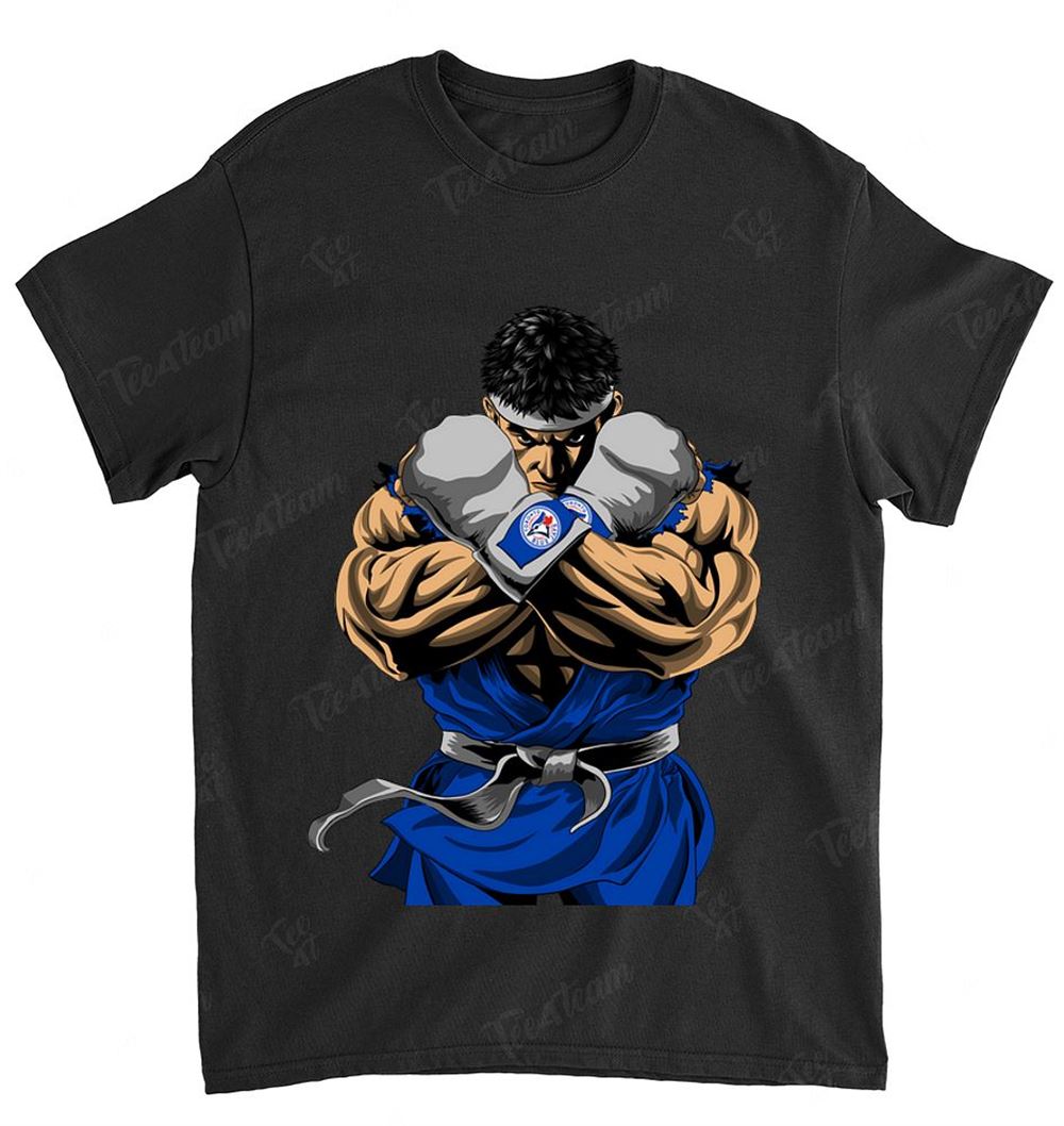 Mlb Toronto Blue Jays 048 Ryu Nintendo Street Fighter Shirt Plus Size Up To 5xl