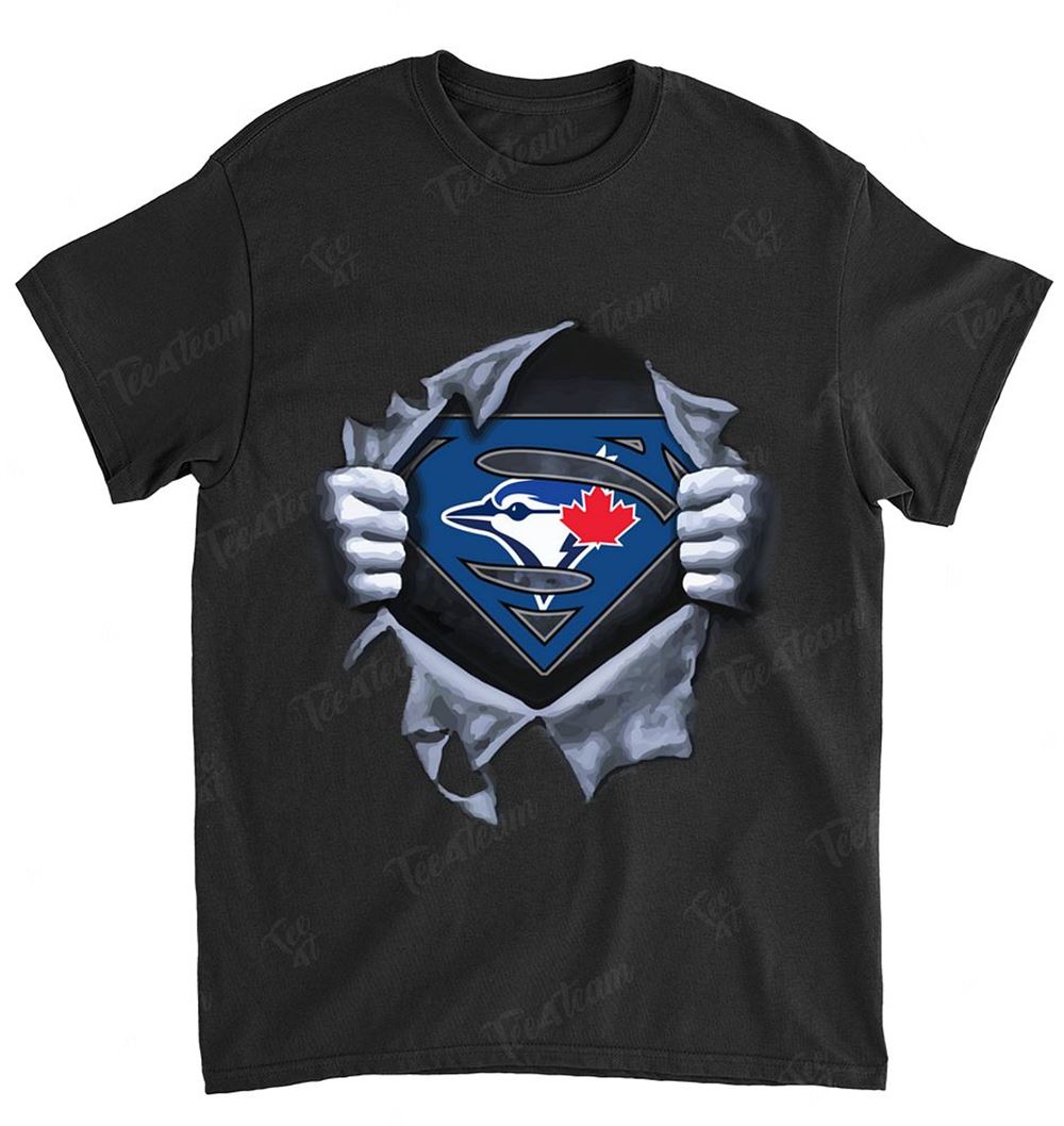 Mlb Toronto Blue Jays 071 Superman Logo Dc Marvel Jersey Superhero Avenger Shirt Plus Size Up To 5xl