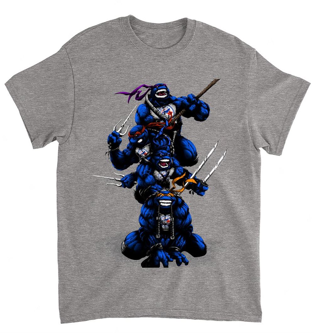 Mlb Toronto Blue Jays 077 Teenage Mutant Ninja Turtles Shirt Plus Size Up To 5xl