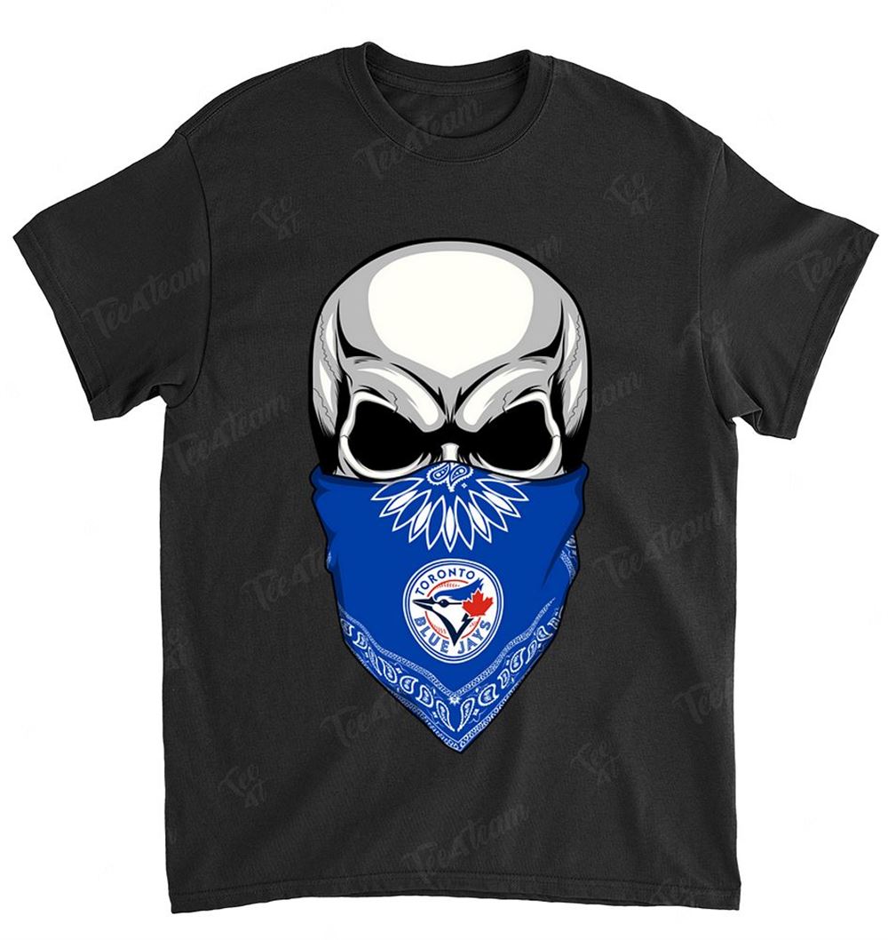 Mlb Toronto Blue Jays 082 Skull Rock With Mask Shirt Plus Size Up To 5xl