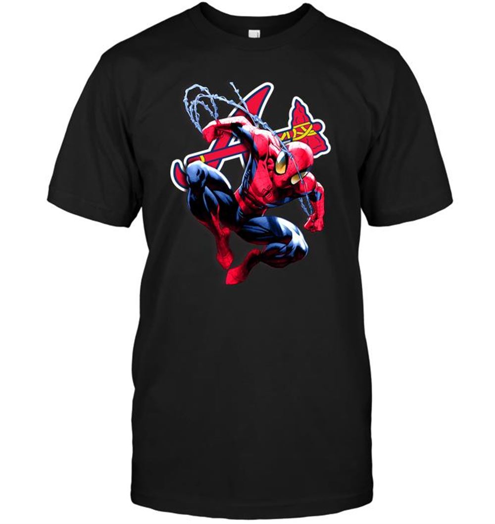Spiderman Atlanta Braves Shirt