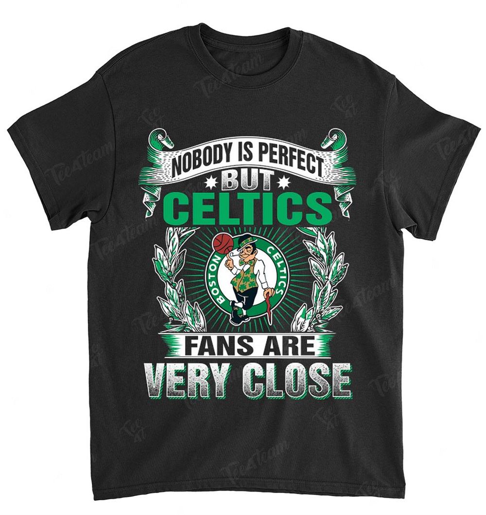 Nba Boston Celtics 166 Nobody Is Perfect T-shirt