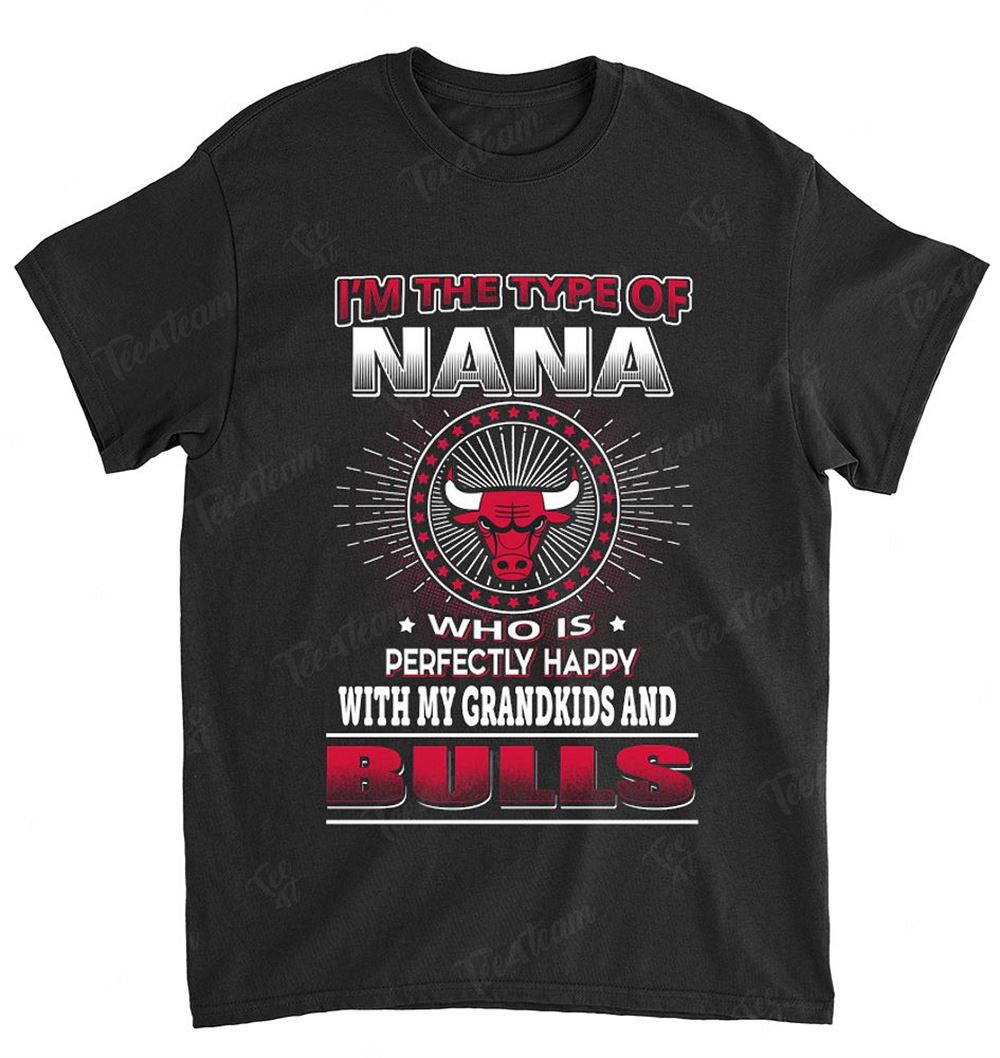 Nba Chicago Bulls 157 Nana Loves Grandkids Shirt