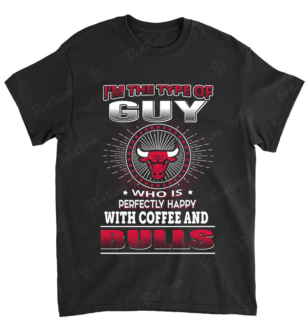 Nba Chicago Bulls 164 Guy Loves Coffee T-shirt