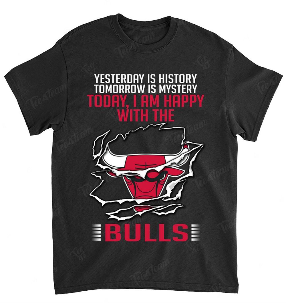 Nba Chicago Bulls 169 Yesterday Is History T-shirt