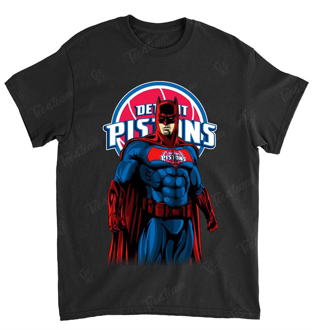 Nba Detroit Pistons 012 Batman Dc Marvel Jersey Superhero Avenger T-shirt