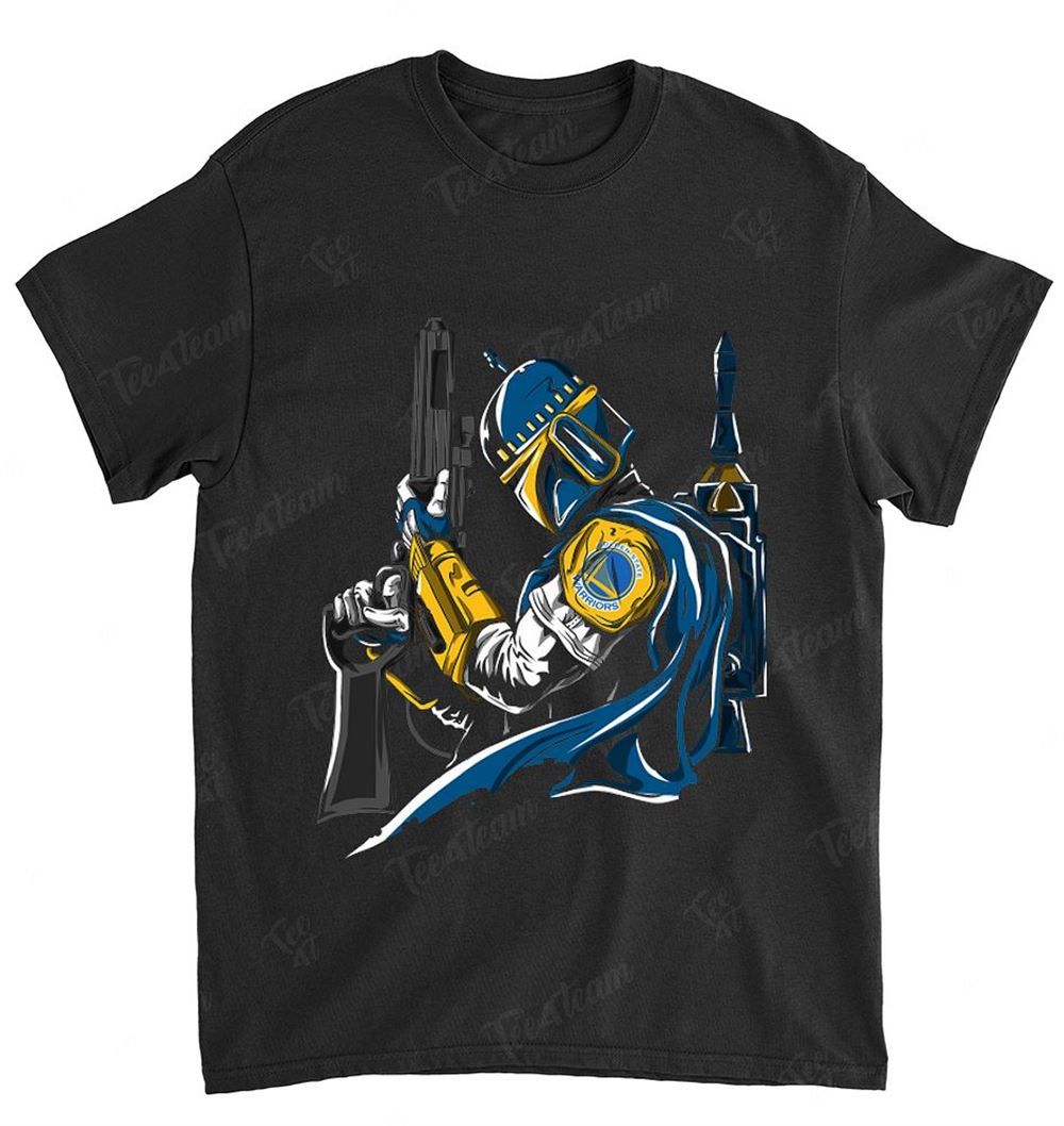Nba Golden State Warriors 030 Boba Fett Star Wars T-shirt