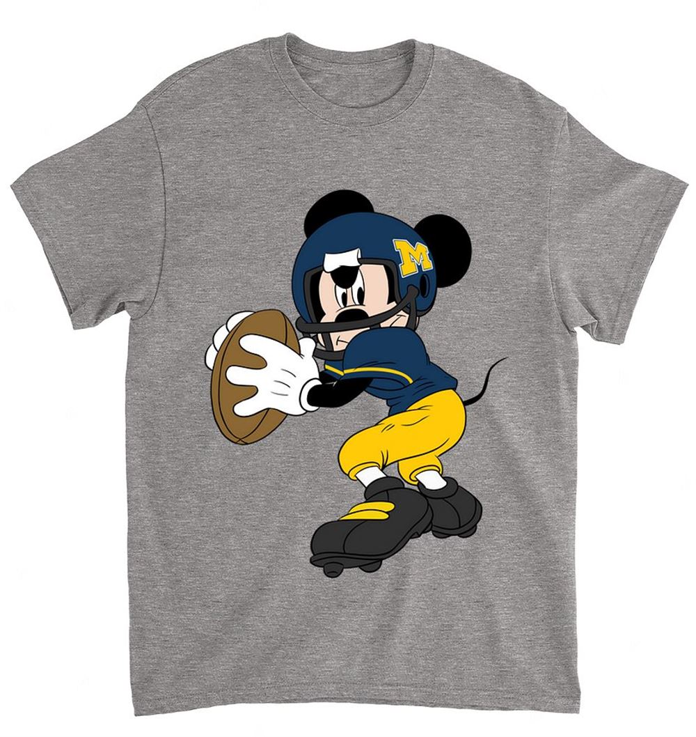 Ncaa Michigan Wolverines 053 Mickey Mouse Walt Disney Shirt