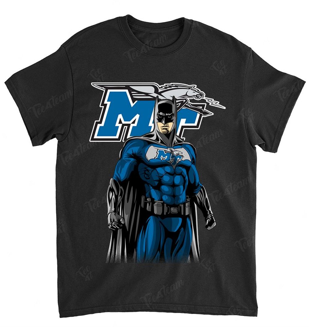 NCAA Middle Tennessee Blue Raiders 012 Batman Dc Marvel Jersey Superhero Avenger Shirt Tshirt For Fan