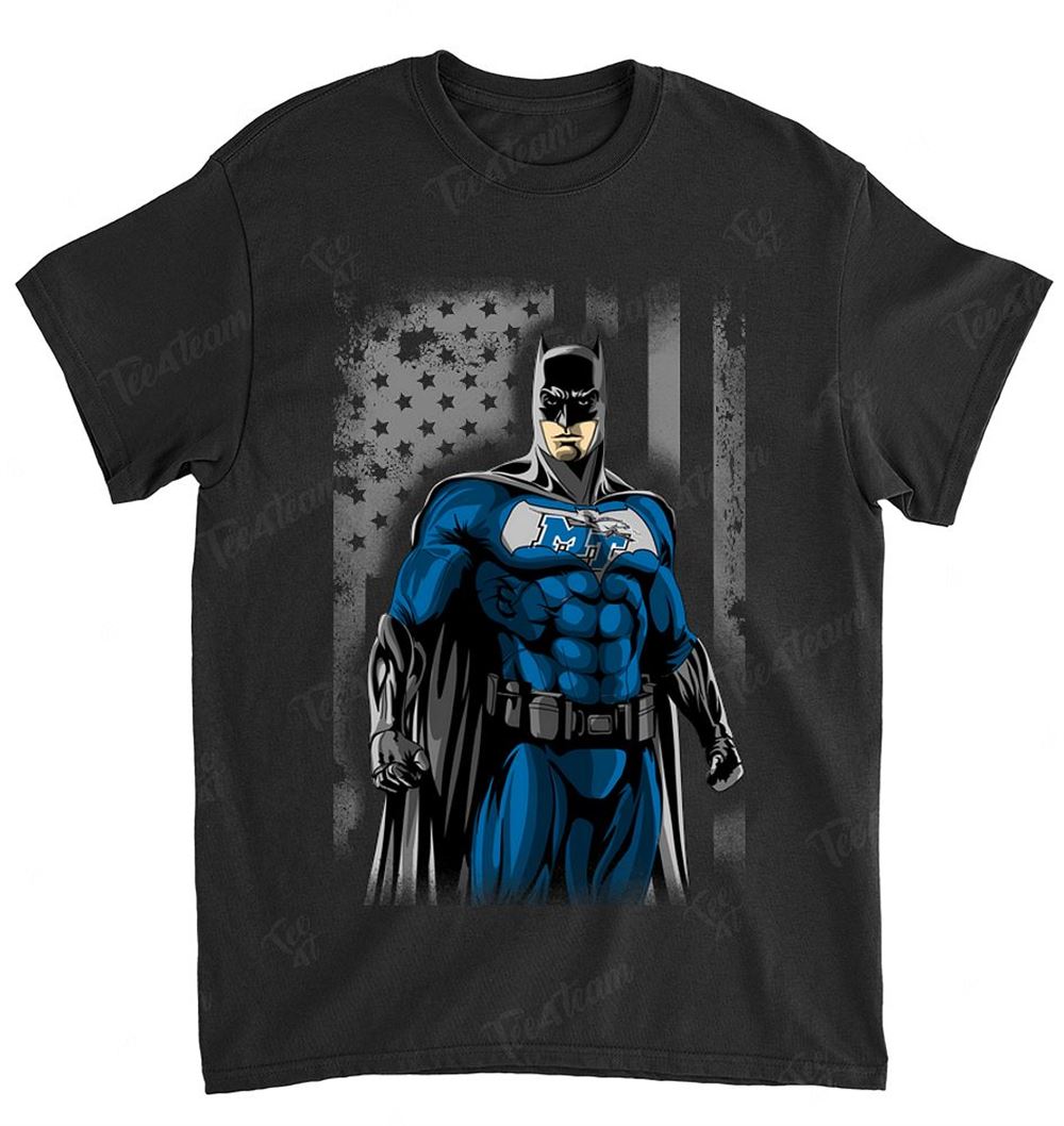 NCAA Middle Tennessee Blue Raiders 013 Batman Flag Dc Marvel Jersey Superhero Avenger Shirt Size Up To 5xl