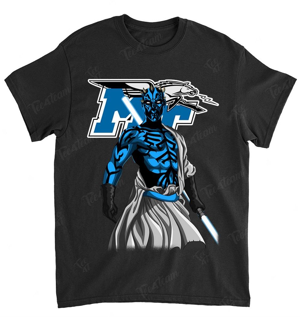 NCAA Middle Tennessee Blue Raiders 032 Darth Maul Star Wars Shirt Size Up To 5xl