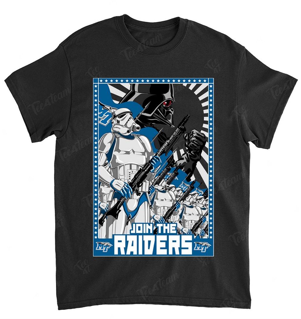 NCAA Middle Tennessee Blue Raiders 033 Trooper Army Star Wars Shirt Tshirt For Fan
