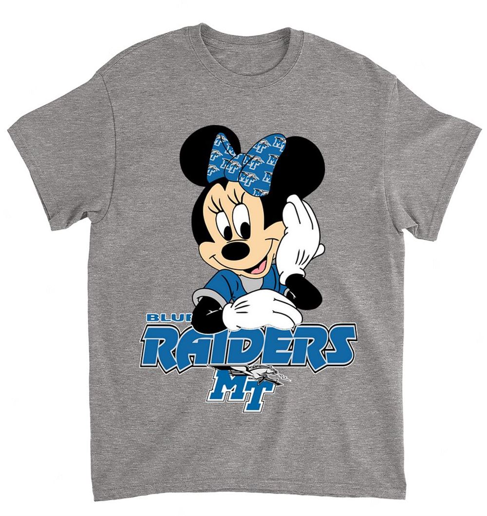 NCAA Middle Tennessee Blue Raiders 054 Mimi Mouse Walt Disney Shirt Gift For Fan