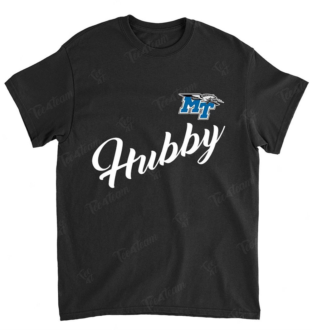 NCAA Middle Tennessee Blue Raiders 085 Hubby Husband Honey Shirt Tshirt For Fan