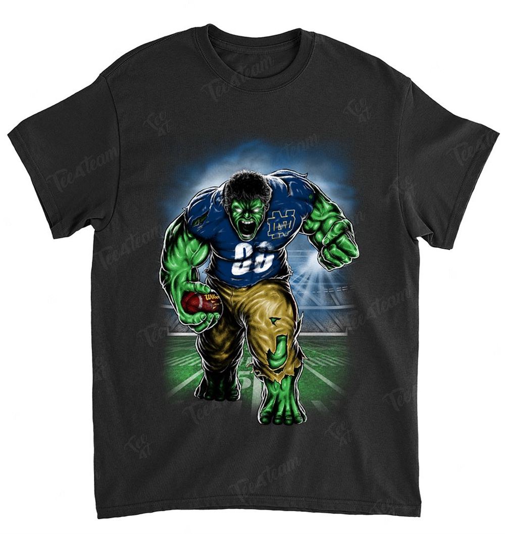Ncaa Notre Dame Fighting Irish 001 Hulk Dc Marvel Jersey Superhero Avenger Shirt Full Size Up To 5xl