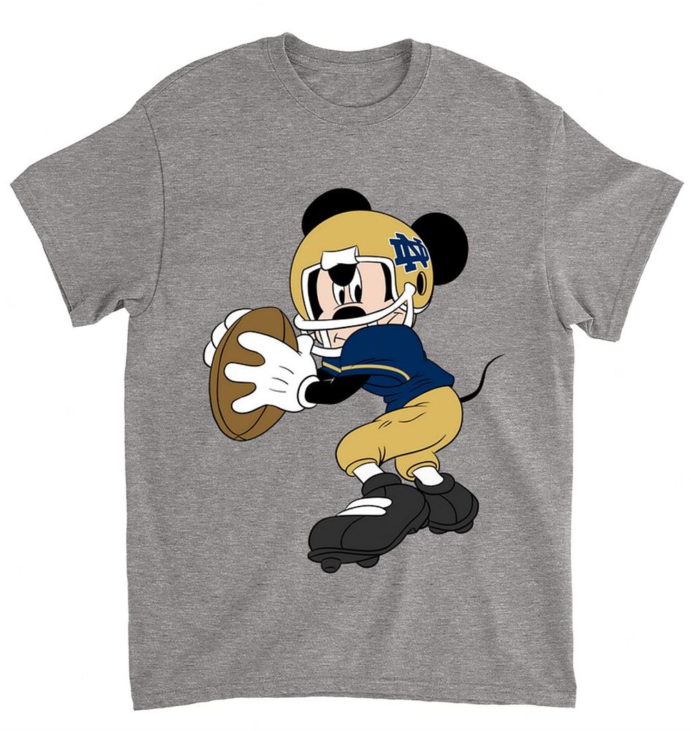 Ncaa Notre Dame Fighting Irish 053 Mickey Mouse Walt Disney Shirt Size Up To 5xl