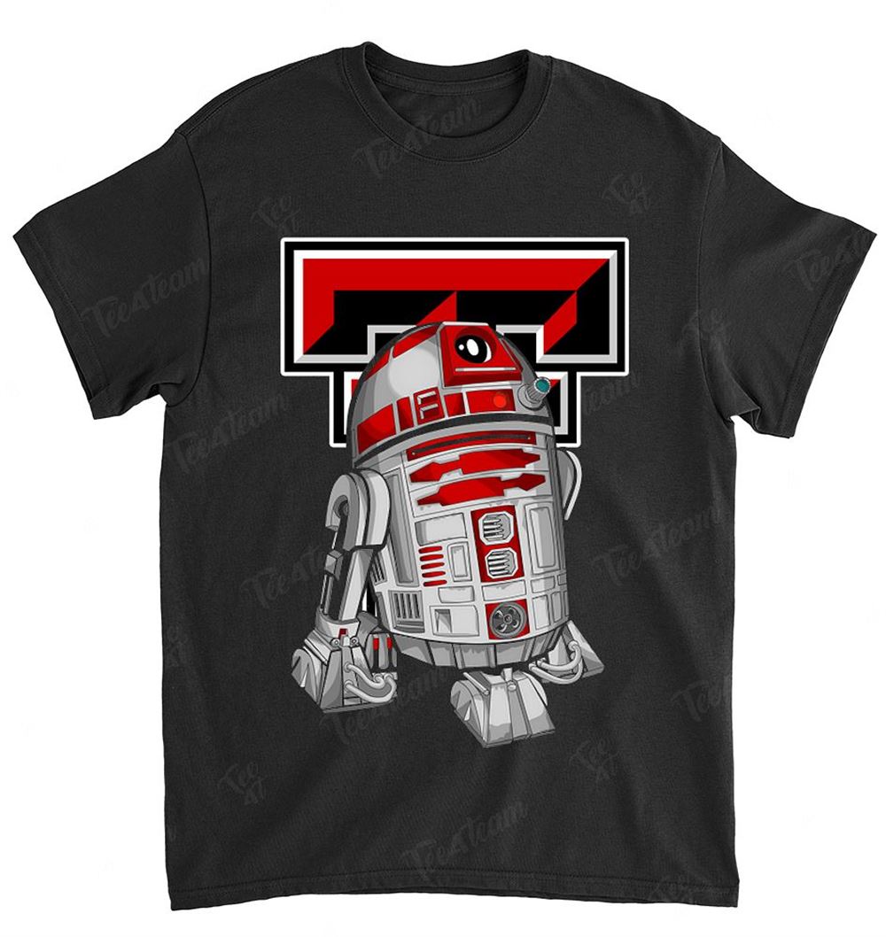 NCAA Texas Tech Red Raiders 031 R2d2 Star Wars Shirt Gift For Fan