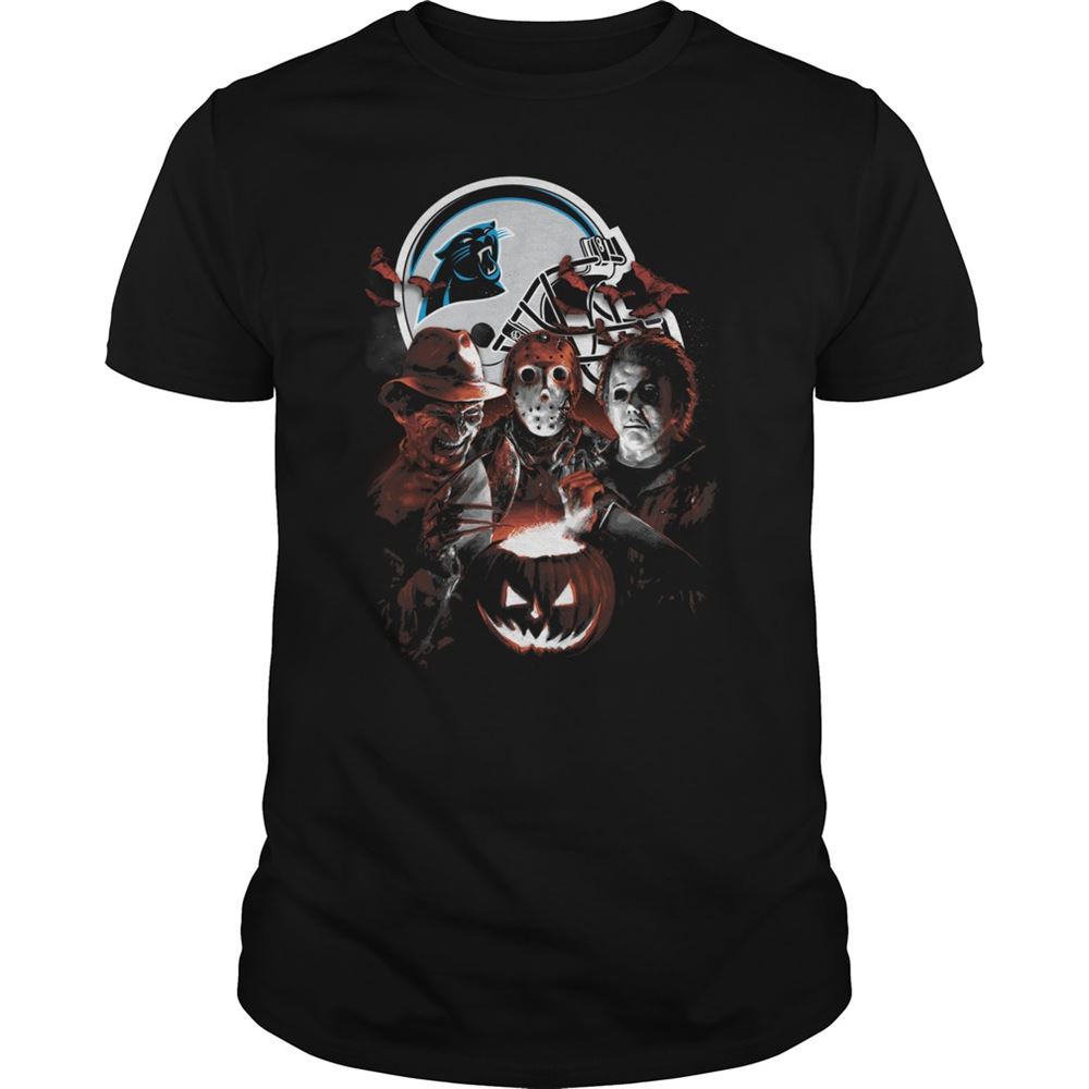 Carolina Panthers Halloween Scream Team Shirt