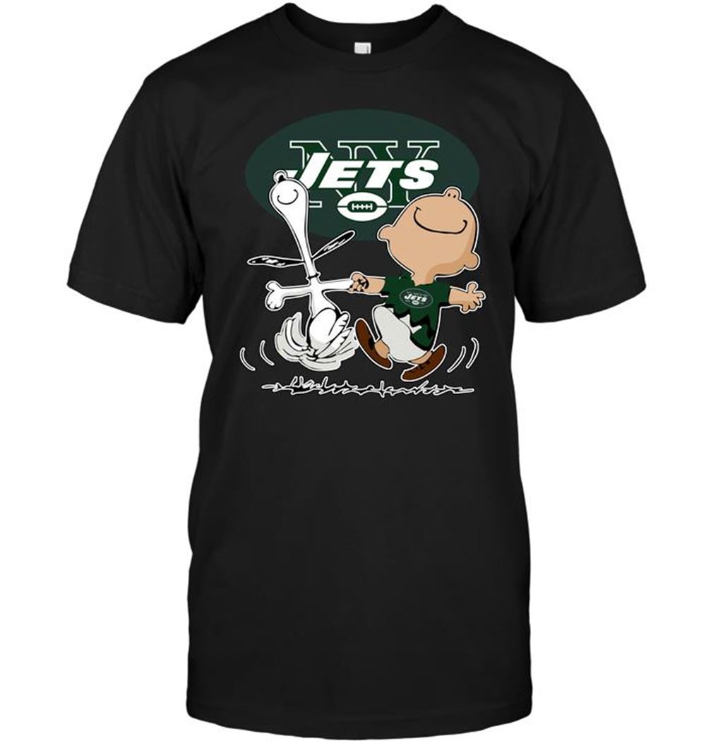 Charlie Brown Snoopy New York Jets Shirt