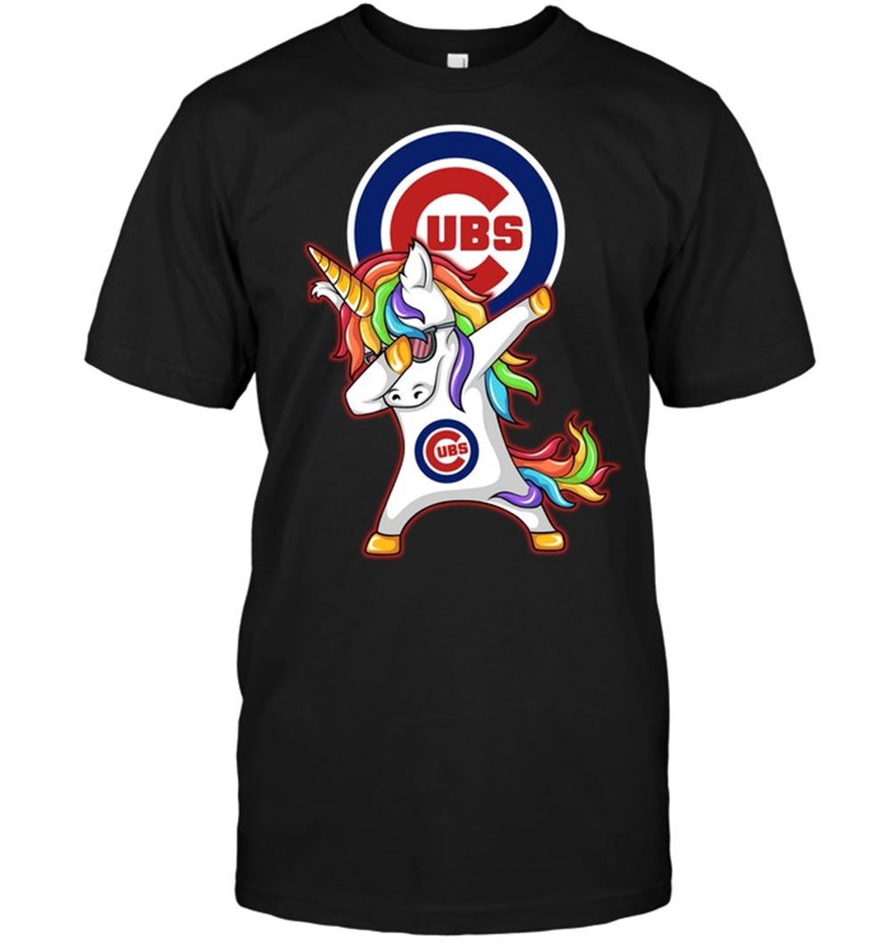 Dabbing Hip Hop Unicorn Dab Chicago Cubs Shirt