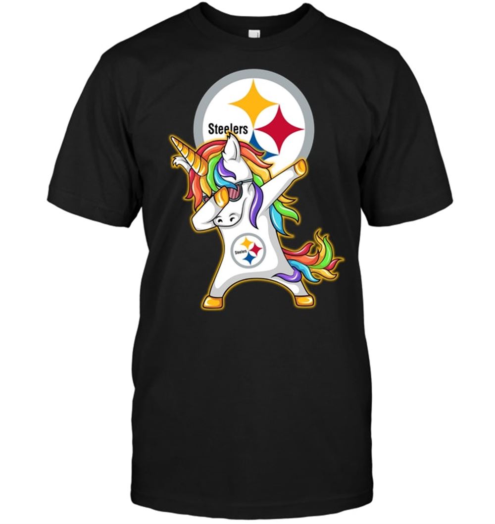 Dabbing Hip Hop Unicorn Dab Pittsburgh Steelers Shirt Size S-5xl
