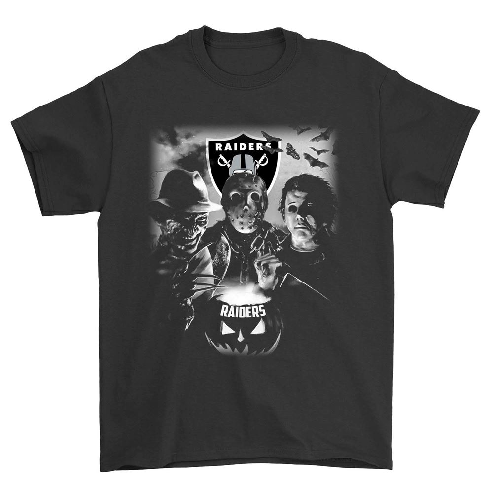Freddy-michael-jason Oakland Las Vergas Raiders Shirt Gift For Fan