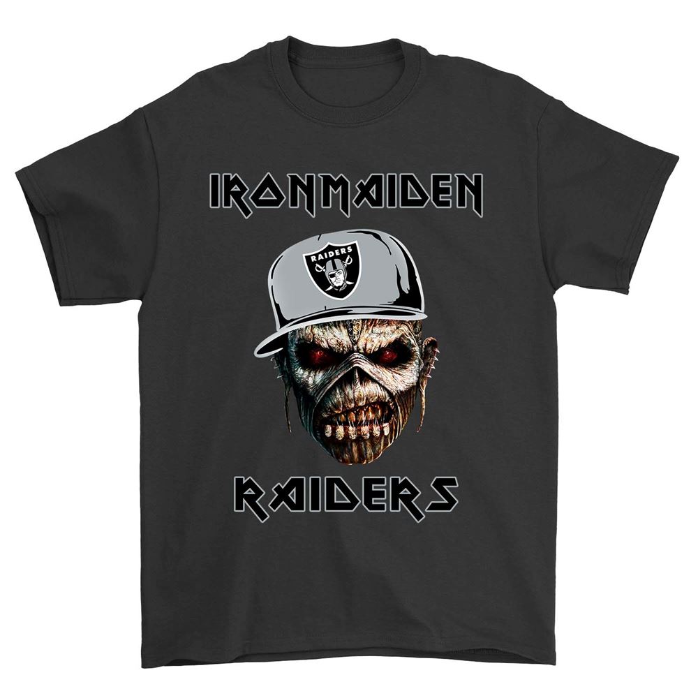 Ironmaiden Oakland Las Vergas Raiders Shirt Size Up To 5xl