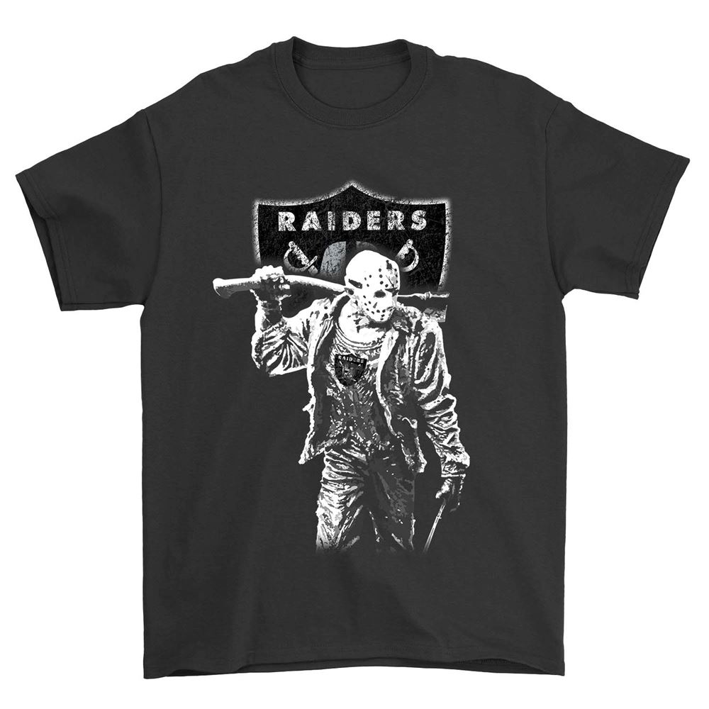 Jason Voorhees Oakland Las Vergas Raiders Shirt Tshirt For Fan