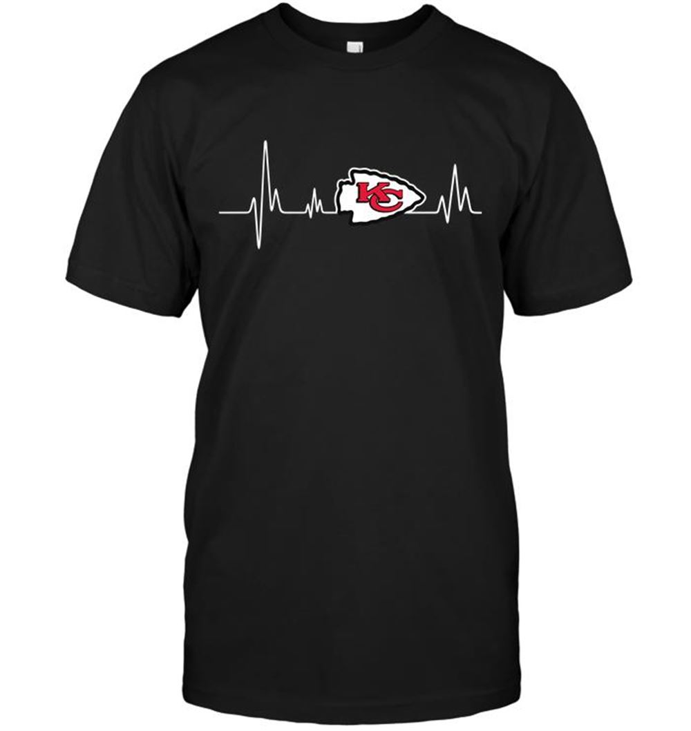 Kansas City Chiefs Heartbeat Shirt Full Size Up To 5xl