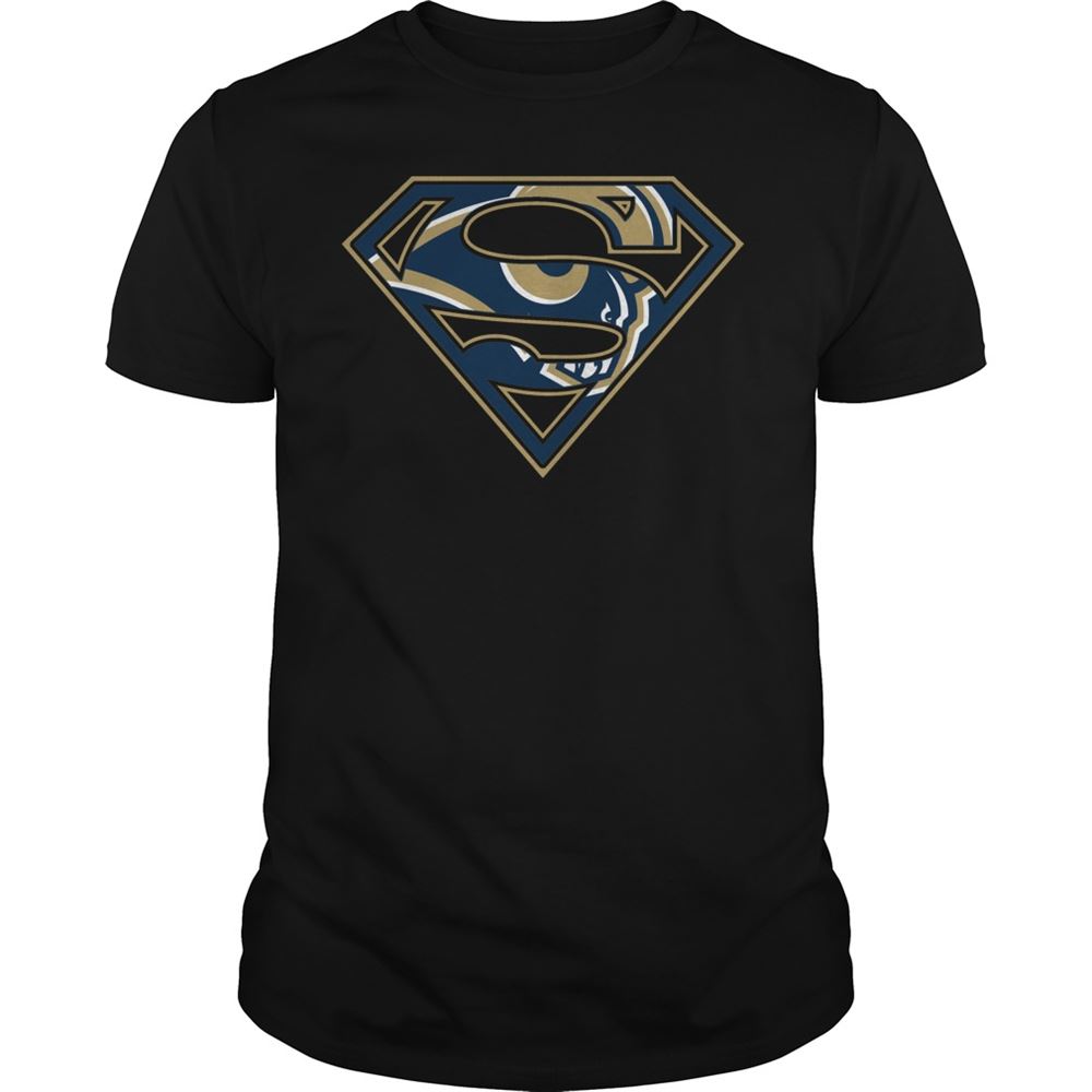 Los Angeles Rams Superman Logo Shirt Tshirt For Fan